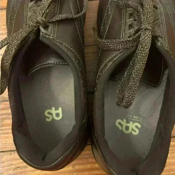 Sas Walk Easy Walking Shoe Women’s Brown Leather Shoes Sz 7 M Orthopedic - Picture 6 of 8